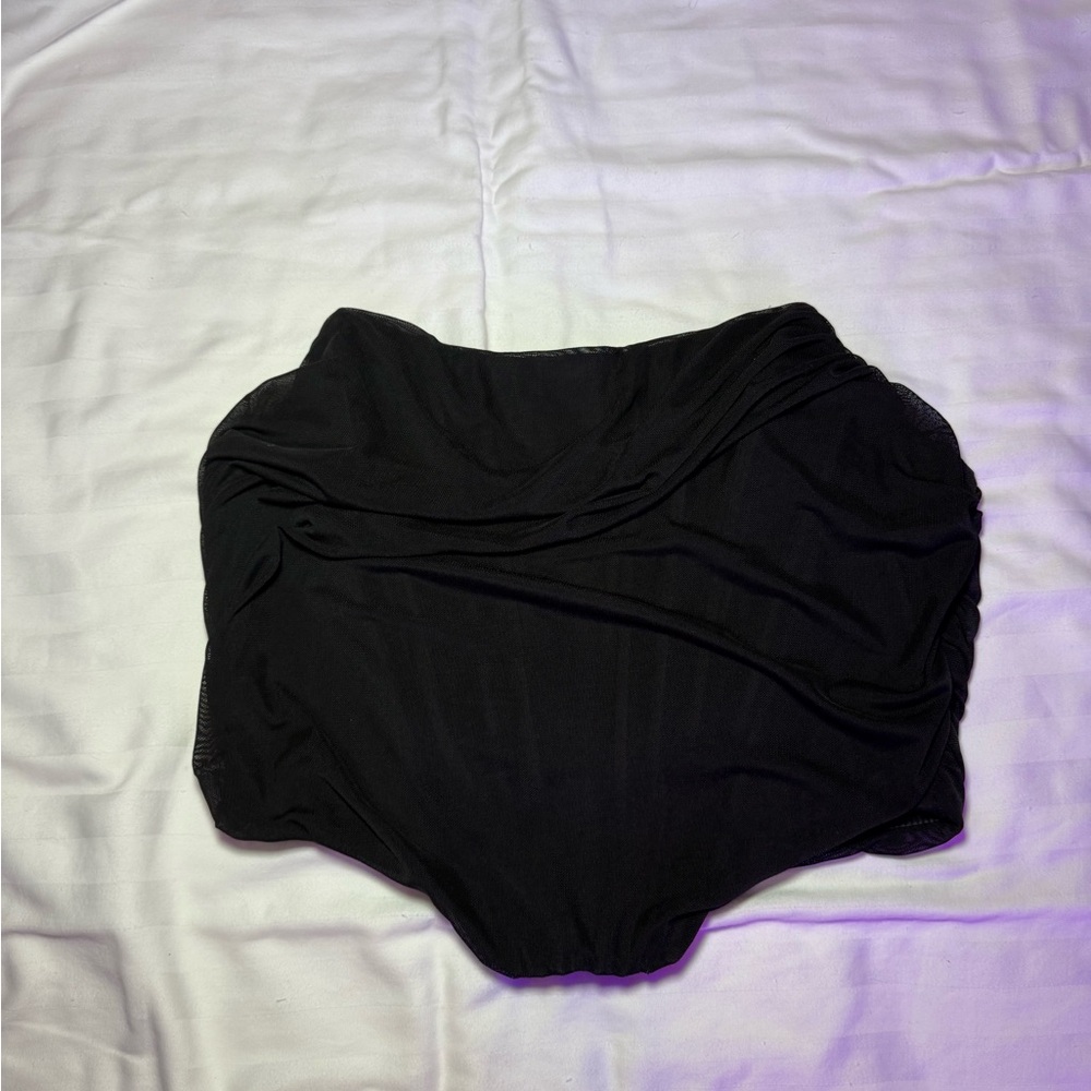 Black Zip Up Corset